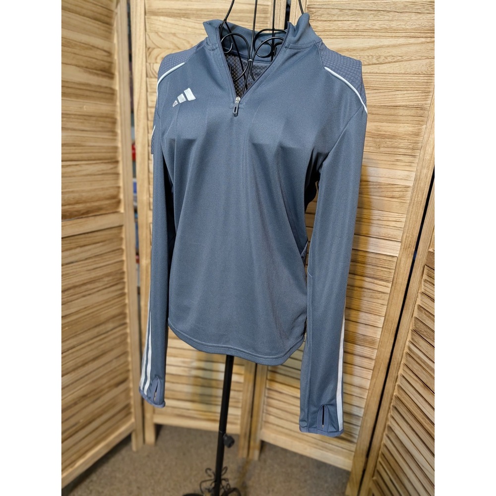 Adidas Women's Tiro 23 League Training Top Onyx Grey/White Small